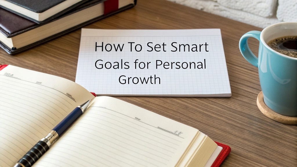 What is an example of a SMART goal for growth mindset