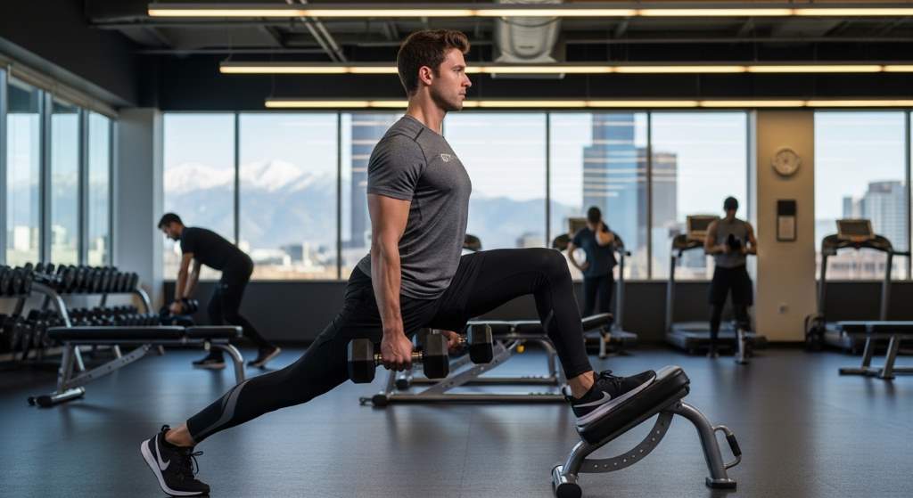 Outdoor sled training workout for quad strength in Colorado