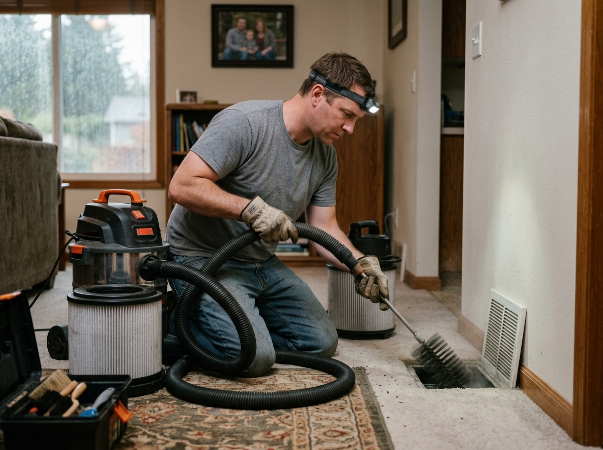 Just bought a home in Nashville, TN? Discover why scheduling air duct cleaning is essential for fresh air, HVAC efficiency, and removing post-move dust!