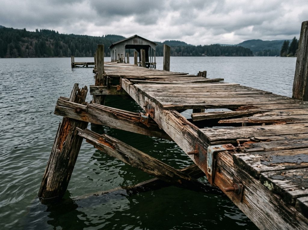Wobbly walkways and sinking pilings mean trouble. Discover critical structural signs your dock is unsafe and why hiring an expert boat dock builder matters.